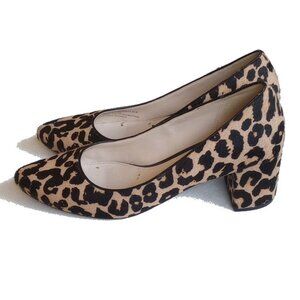RARE Leopard Cole Haan Signature Lesli Calf Hair Pumps Heels 8.5